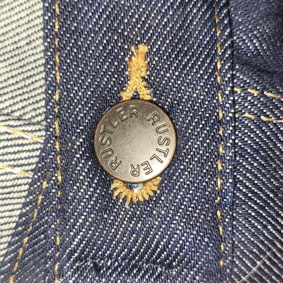 DEADSTOCK. Rustler. Heavy duty. Mens Jeans size w34 l34. - Picture 6 of 8